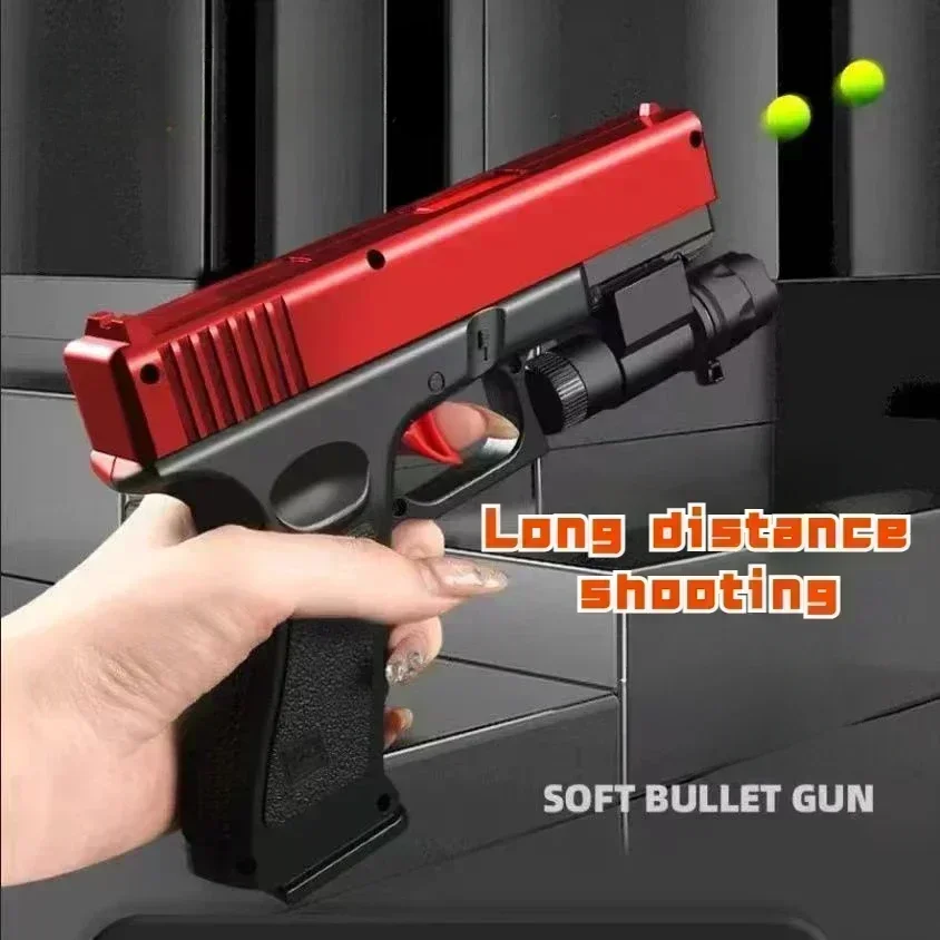 Party Games Easter For Kids - 2025 ใหม่ G17 Bullet ปืนของเล่นคู่มือปืนพกโฟม Ball