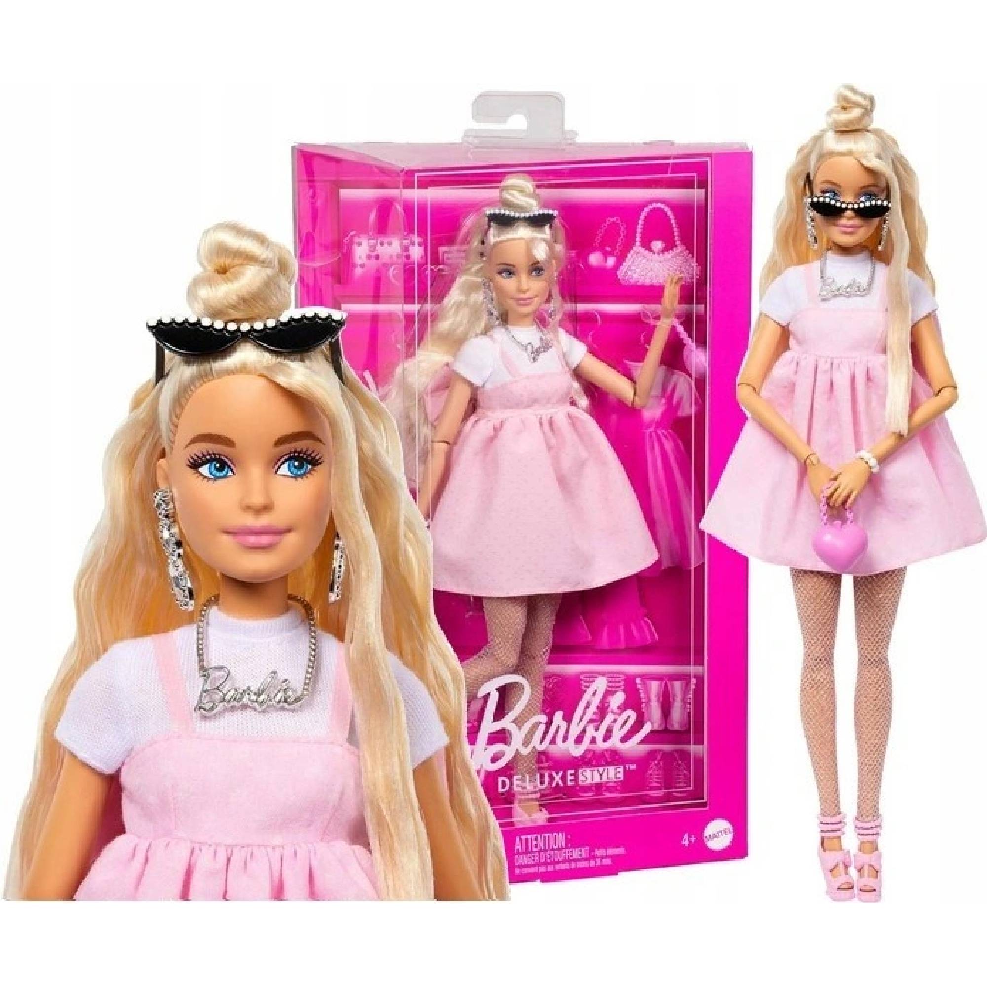 Mattel Toy Barbie - ตุ๊กตาบาร์บี้ดีลักซ์สไตล์ใหม่ปี 2025 ของแท้จากแมทเทล สำหรับเด็กผู้หญิง ชุดบาร์บี้คอร์ ผมบลอนด์