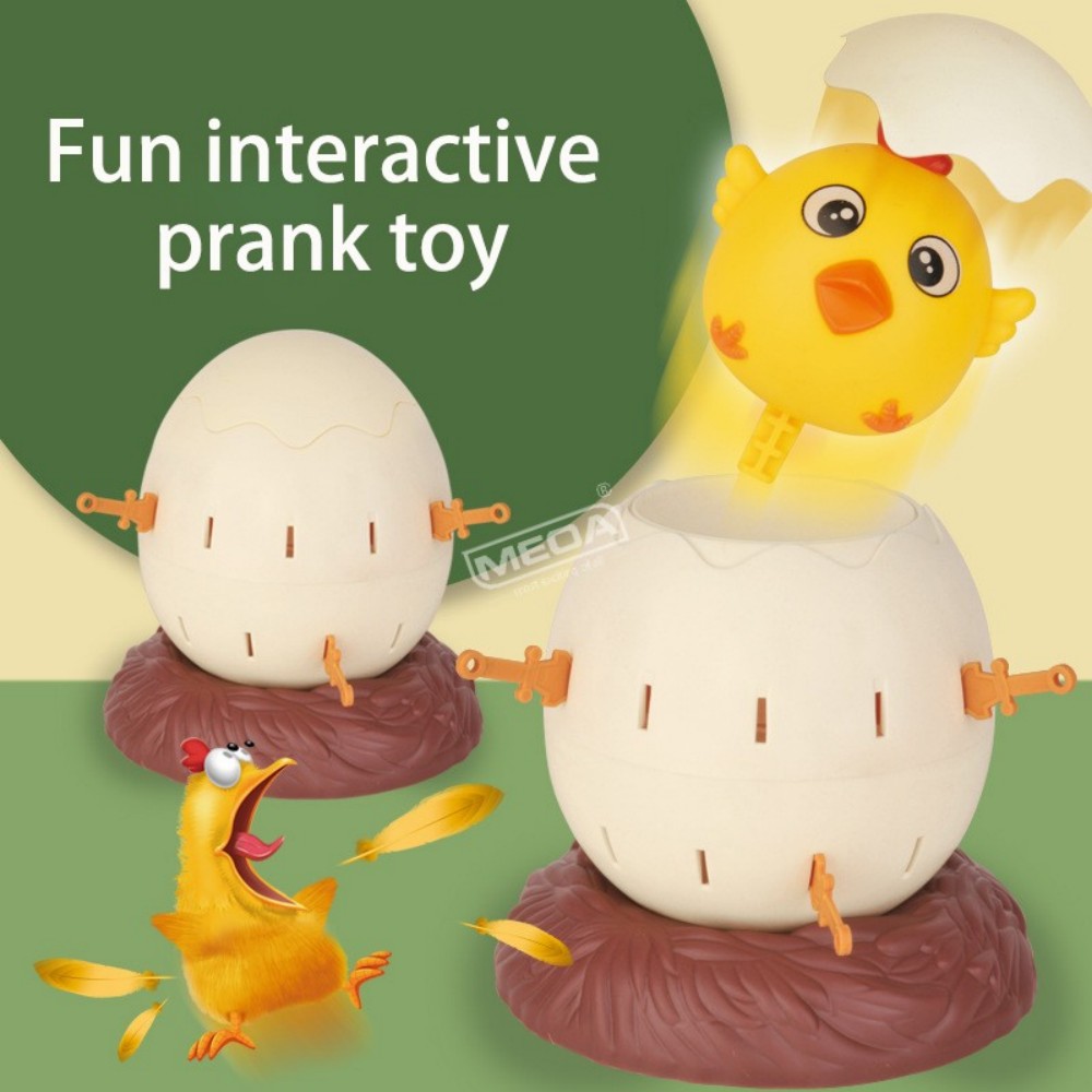 Party Games Easter For Kids - เกมแทงไข่ไก่แบบป๊อปอัพ สนุกสนาน ตื่นเต้น เกมกระดานแทงดาบ ของเล่นโต๊ะสำหรับครอบครัว ปาร์ตี้