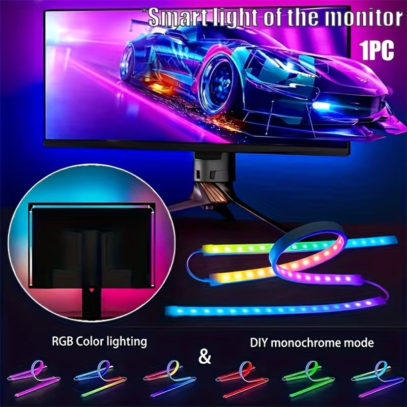Party Games App - ไฟ RGB สำหรับเล่นเกม แถบไฟ LED สำหรับจอภาพ