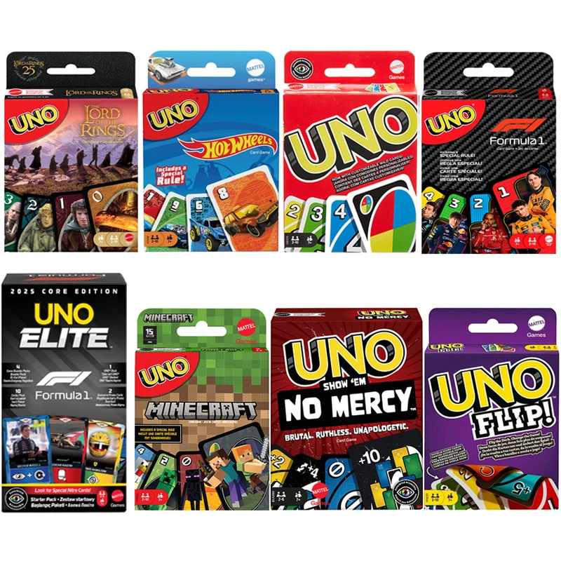 Party Games Minecraft - เกมไพ่ UNO Flip, ซูเปอร์มาริโอ, มายคราฟต์, ลอร์ดออฟเดอะริง,