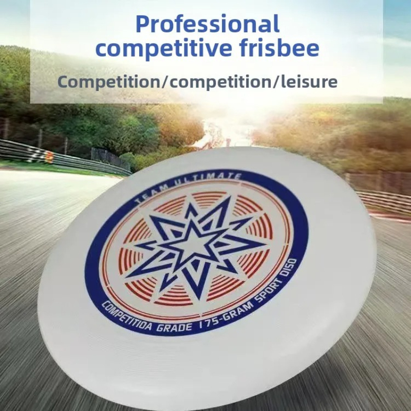 Frisbee Freestyle Disc - จานร่อนมืออาชีพสำหรับการแข่งขันกีฬากลางแจ้ง ผู้ใหญ่และเด็กเล่น อัลติเมท ฟริสบี้ จานพลาสติก ของเล่นชายหาด