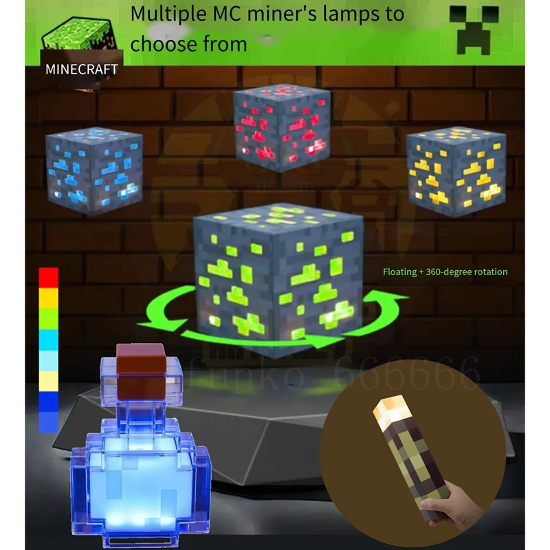 ไฟฉายพวงกุญแจขนาดเล็ก ของเล่นเ - Party Games Minecraft บทวิจารณ์และราคา
