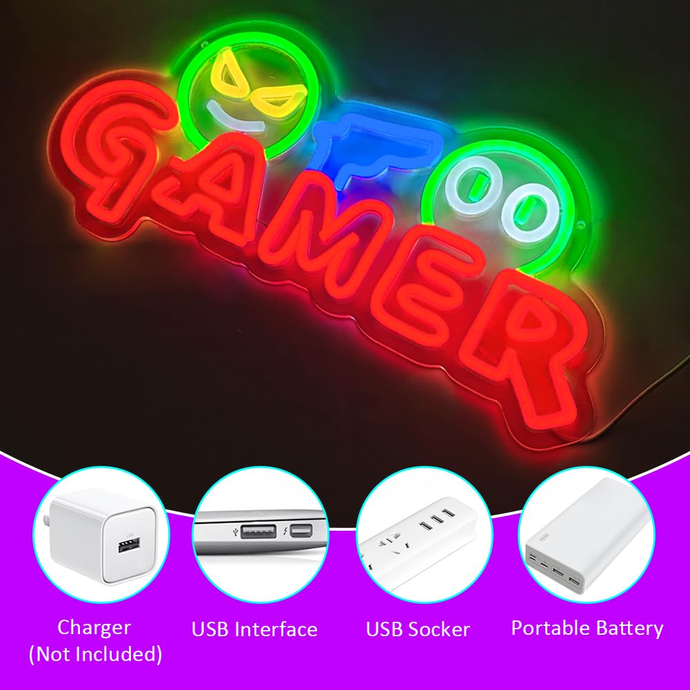 ไฟนีออน LED สำหรับเกมเมอร์ ตกแ - Party Games Christmas บทวิจารณ์และราคา