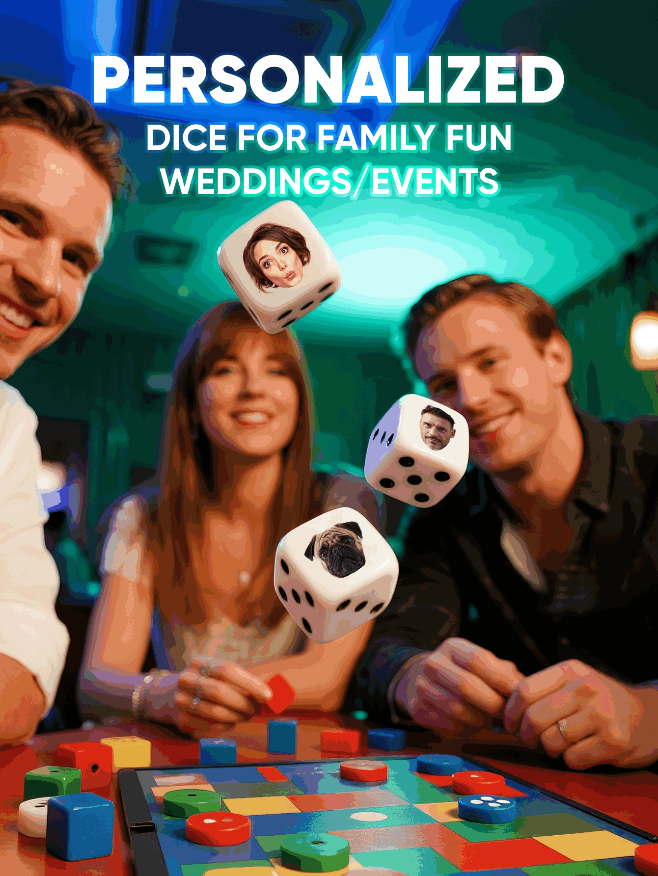 ลูกเต๋าหน้าตาน่ารัก ลูกเต๋าหน้ - Party Games Christmas บทวิจารณ์และราคา