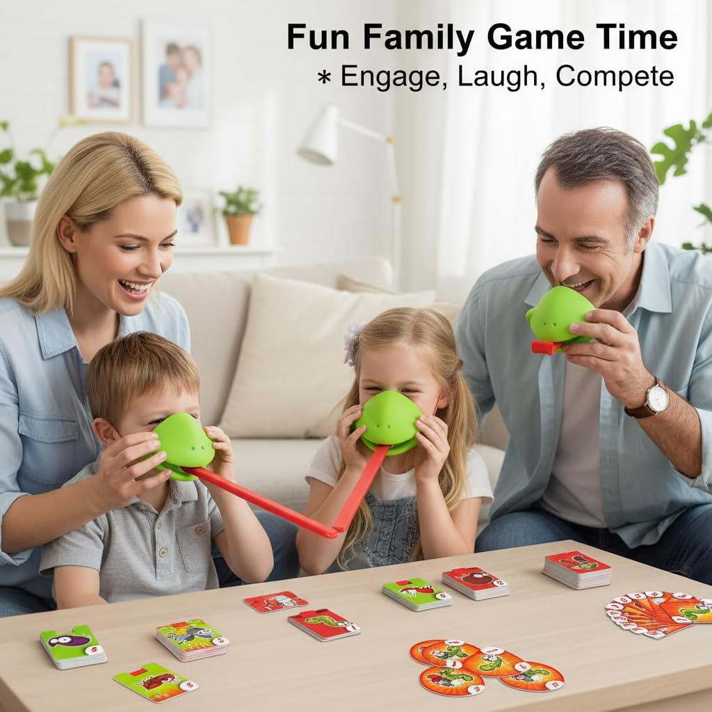 เกมยิงลิ้นกบ 6 ชุด พร้อมหน้ากา - Party Games Easter For Kids บทวิจารณ์และราคา