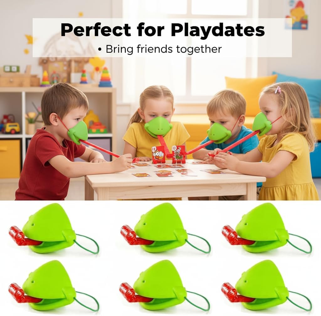 เกมยิงลิ้นกบ 6 ชุด พร้อมหน้ากา - Party Games Easter For Kids บทวิจารณ์และราคา