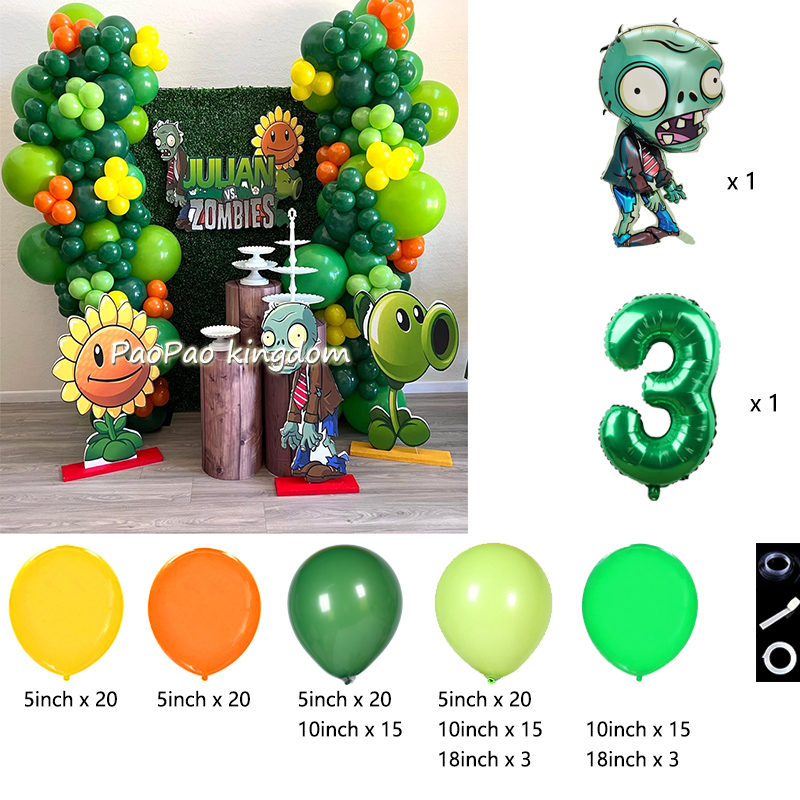 ชุดลูกโป่งการ์ตูนพืชปะทะซอมบี้ - Party Games Easter For Kids บทวิจารณ์และราคา