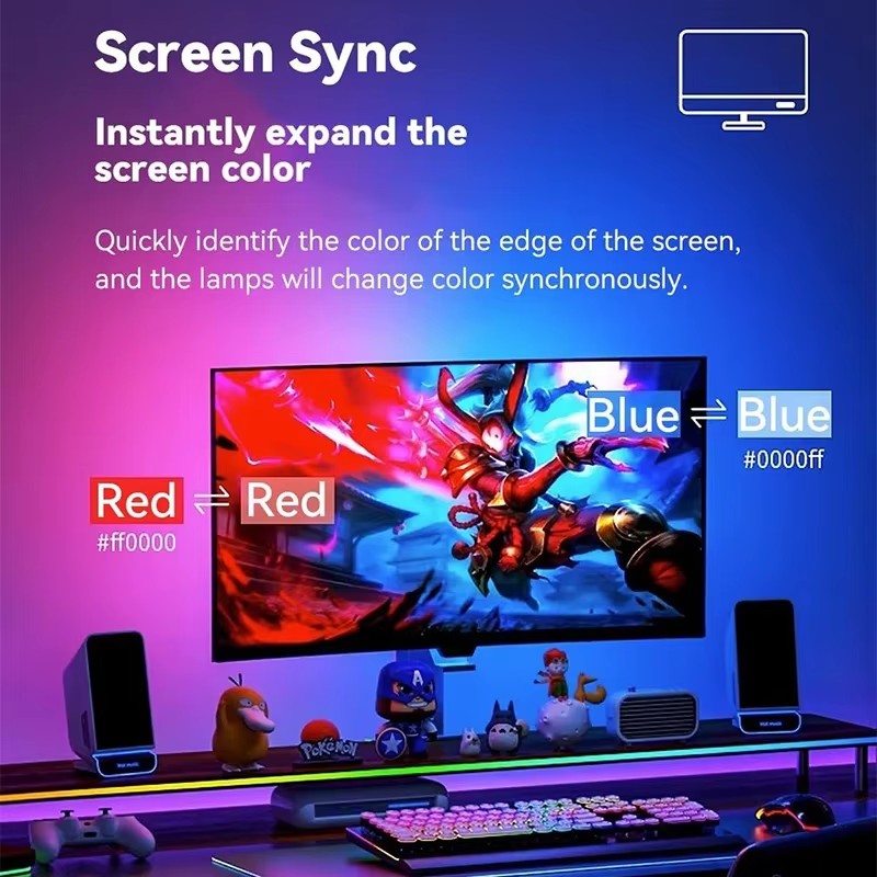 ไฟ RGB สำหรับเล่นเกม แถบไฟ LED - Party Games App บทวิจารณ์และราคา