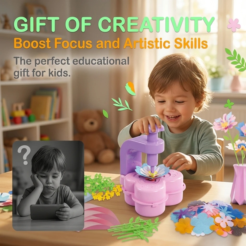 ของเล่นงานฝีมือกดดอกไม้แบบใหม่ - Party Games New Year บทวิจารณ์และราคา