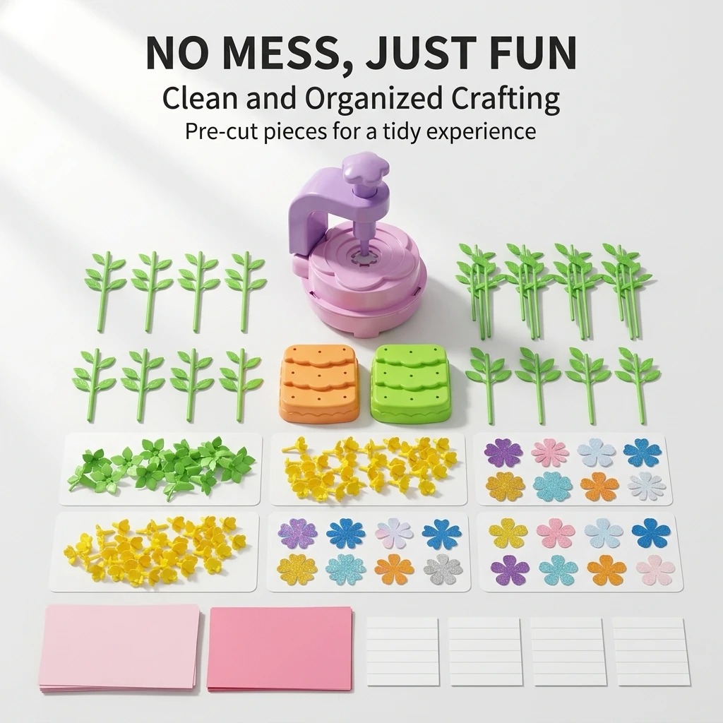 ของเล่นงานฝีมือกดดอกไม้แบบใหม่ - Party Games New Year บทวิจารณ์และราคา