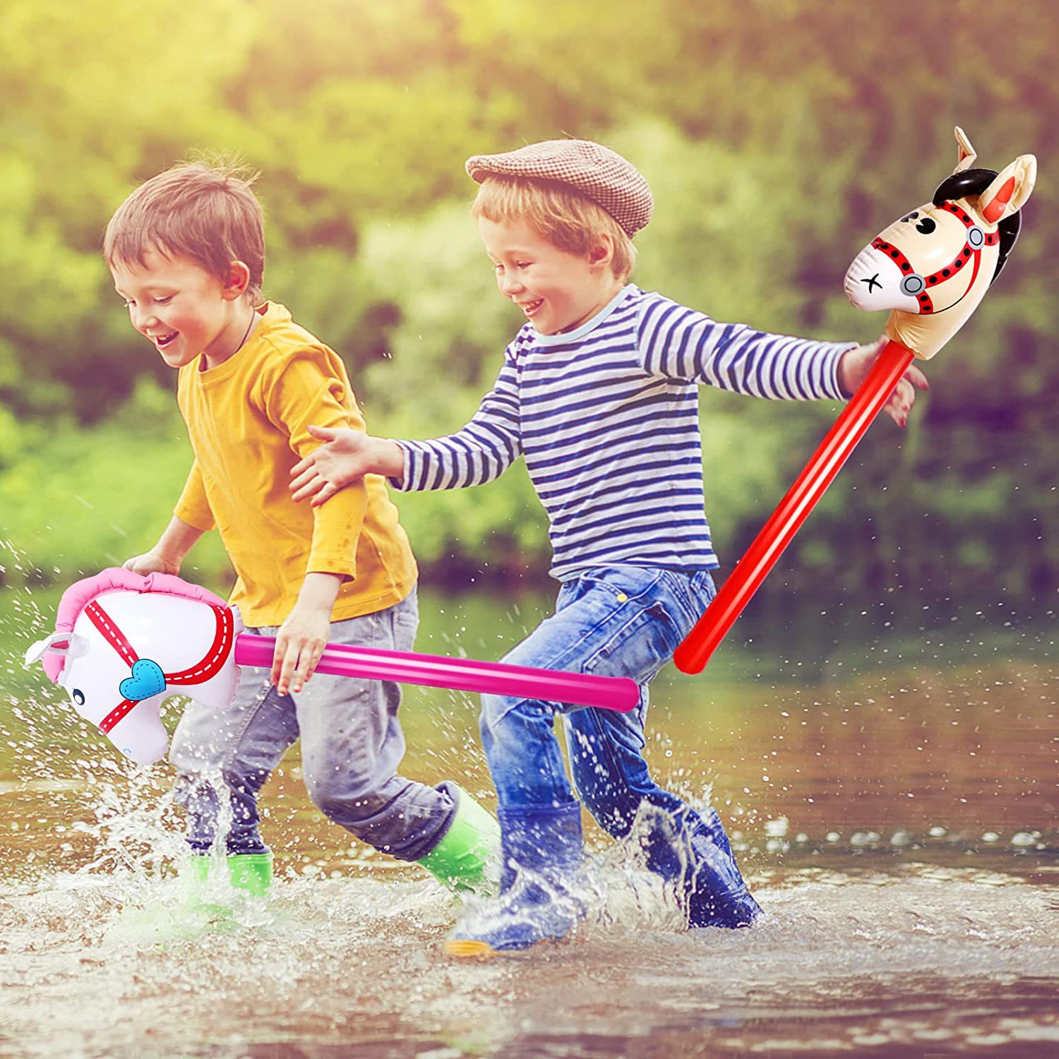 ลูกโป่งรูปม้าเป่าลมรูปม้ายูนิค - Party Games Easter For Kids บทวิจารณ์และราคา