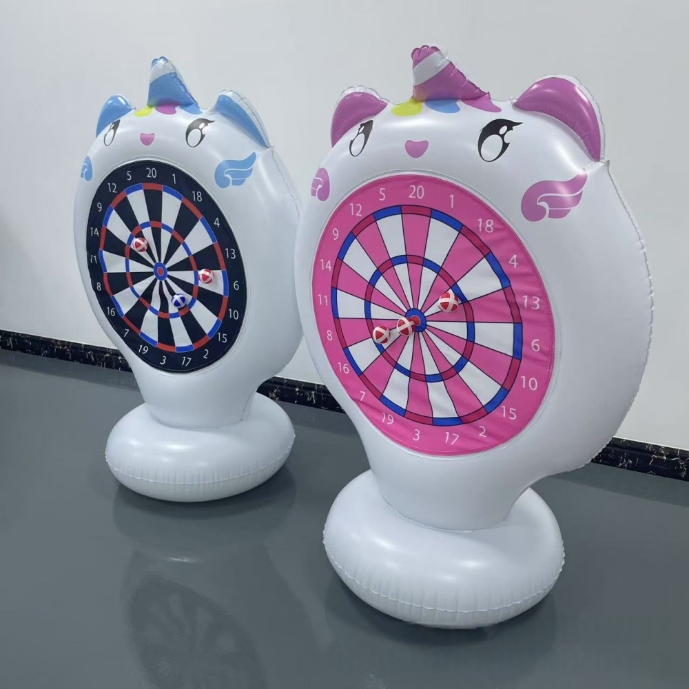 Inflatable Unicorn โยนเกมเป้าห - Party Games Easter For Kids บทวิจารณ์และราคา