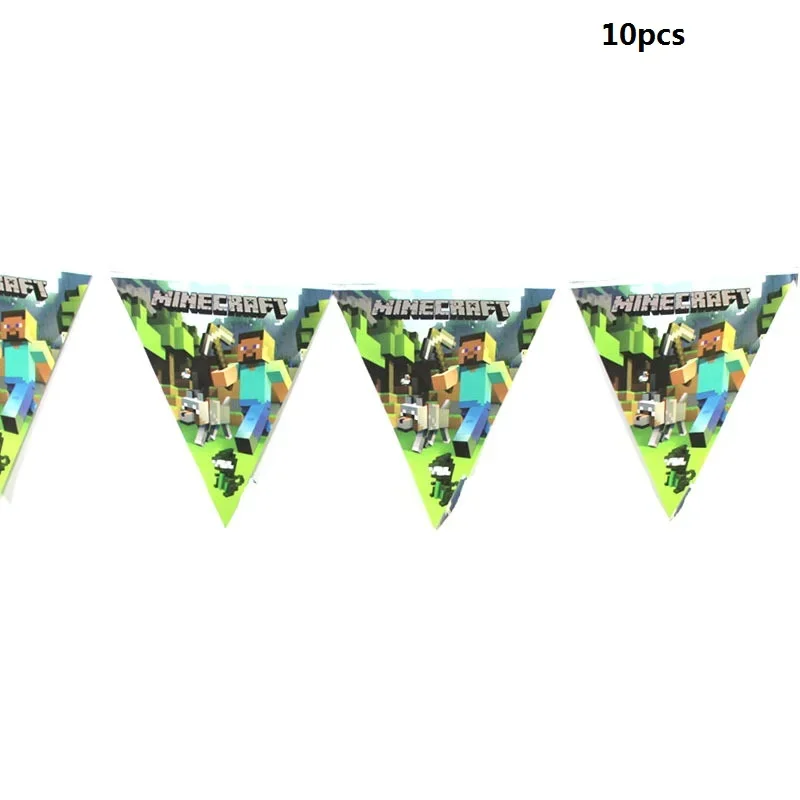 ชุดอุปกรณ์ตกแต่งงานวันเกิดธีมไ - Party Games Minecraft บทวิจารณ์และราคา