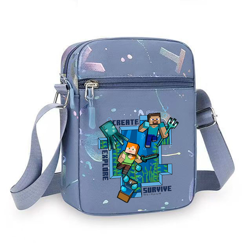 กระเป๋าสะพายไหล่ธีมเกมมайнคราฟ - Party Games Minecraft บทวิจารณ์และราคา